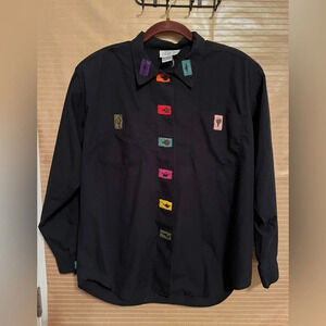 HERE’ A HUG~VINTAGE VIBRANT SHIRT~LG